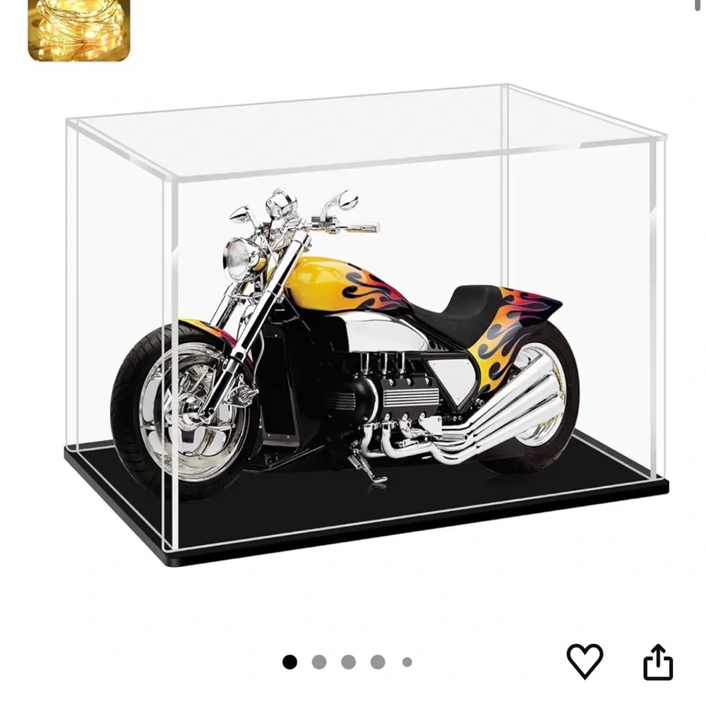BIKE/CAR NOT INCLUDED-Acrylic Display Box